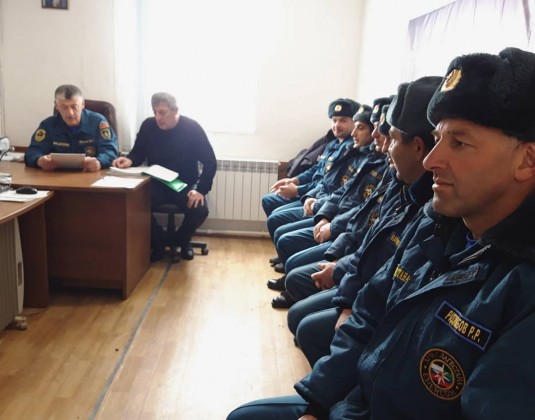 C работниками ПЧ-35 с. Тпиг обсудили Послание Главы РД